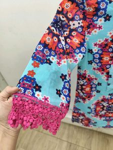 H&amp;M Boho Chic Floral Tunic Top - XS/S