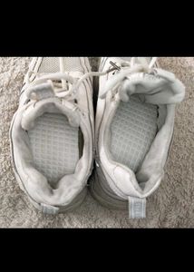 Chunky White Platform Sneakers