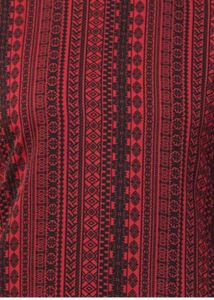 ❤️ Red &amp; Black Ethnic Print Top