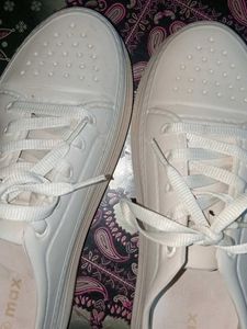 White Platform Sneakers