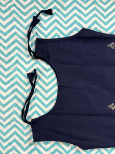 blue Sleeveless kurti🩵