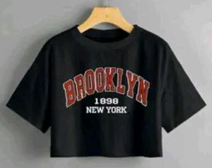 Brooklyn New York Cropped T-Shirt
