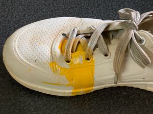 Worn Running Shoes