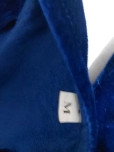 Elegant Royal Blue Velvet Maxi Dress
