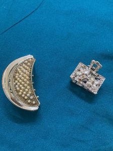 Set of 2 Embellished Hair Clips