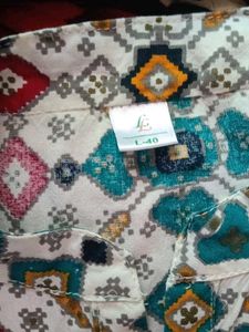 anarkali Kurta with Mirror Work