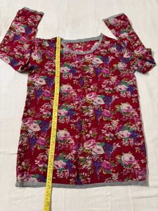 Floral Print Long Sleeve Top