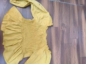 Chic Yellow Blouse