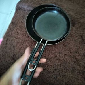 Iron Fry pan - Set of Two