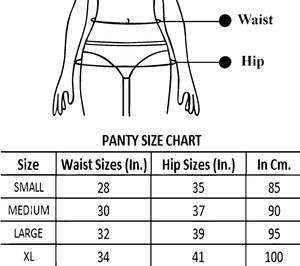 Women's High-Gloss Black Stylish Thong Panty