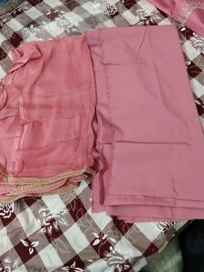 Pink Embroidered Kurta Set