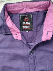 Purple Dress Men Shirt XL
