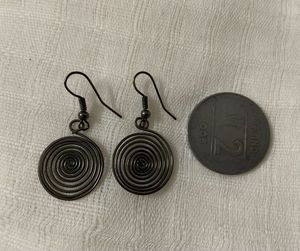 Unique Spiral Dangle Earrings