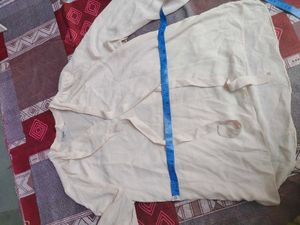 Lightweight Cream Tunic Top