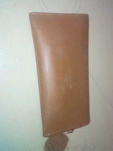 womens brown pouch