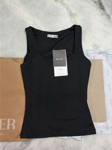 Seamless Black Tank Top
