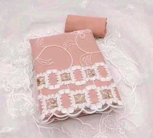 Elegant Pink dress material with a Pinteresty look