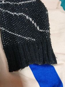 Unique Graphic Knit Cardigan