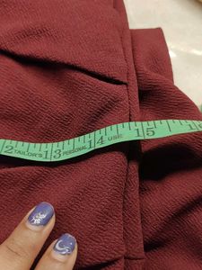Maroon Jumpsuit + Glitter Crop Jacket