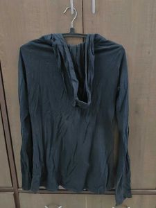 Black Zip-Up Long Sleeve jacket