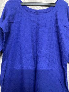 Blue Short Kurti