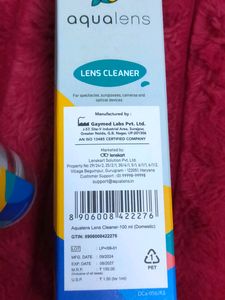 Aqualens Lens Cleaner