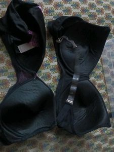 Black Padded Bra