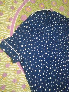 Cozy Star Print Top