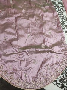 Elegant Mauve Embroidered Kurta Set
