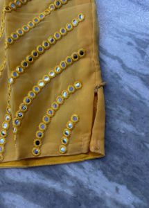Yellow Embellished Lehenga Set