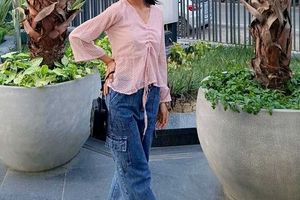 light pink top