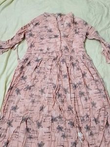 Long Peach Dress