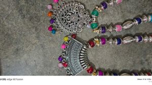 Boho Multicolor Beaded Necklace Set