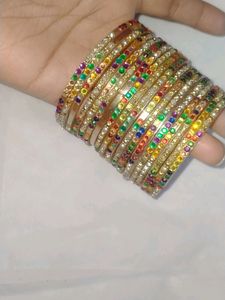 Multi Colour Chudi Set