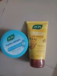 Joy facewash and moisturizer