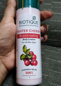 Biotique Winter Cherry Rejuvenating Body Lotion
