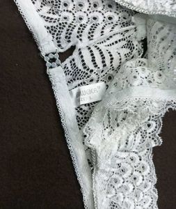 White Lace Thong Panty 🖤