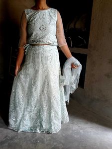 Designer Sequin Lehenga Choli Set