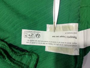 Green Corduroy Mini Skirt Like New Condition