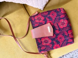 Floral Print Sling Bag