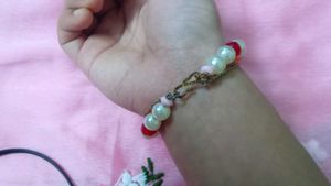 Handmade Beaded Bracelet &amp; Ring Set