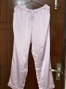 Satin Pajama Top - Lavender