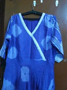 Beautiful Blue Tie-Dye Kurta