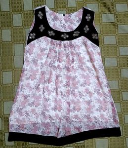 Chic Floral Print Sleeveless Dress