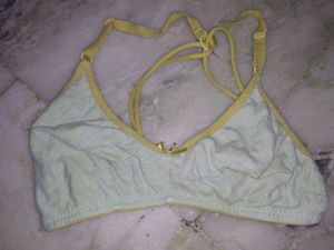 Cute Cat Print Cotton Bra