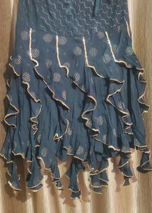 Black Skirt Elastic Waist