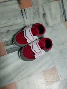 Cute Red Baby Sneakers