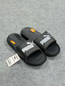 Puma Black Slider Flipflops