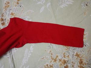 Red short kurti