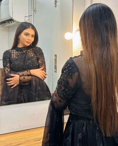JIMMY CHOO Black Lehenga Choli Set